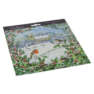 Robin & Deer Christmas Advent Calendar | Wreath Christmas Advent Calendar