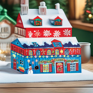 Santa’s North Pole Workshop Pop - Up Advent Calendar, 3D Christmas Advent Calendar
