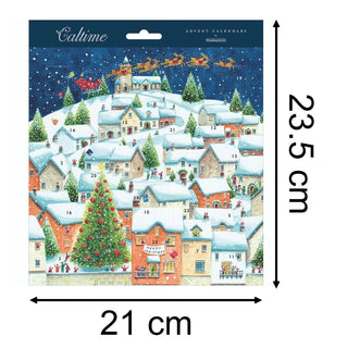 Snowy Village Christmas Advent Calendar | Christmas Tree Advent Calendar