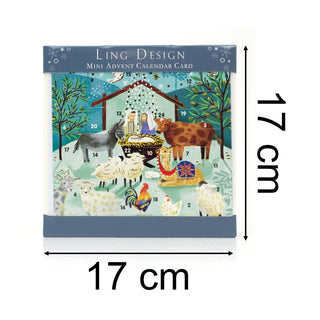 The Nativity Christmas Advent Calendar Greetings Card | Door Advent Calendar