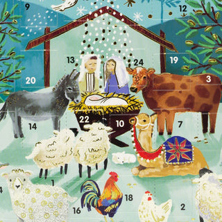 The Nativity Christmas Advent Calendar Greetings Card | Door Advent Calendar