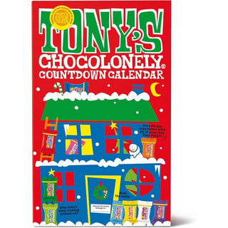 Tonys Chocolonely Fairtrade Chocolate Advent Calendar with 10 Delicious Flavours