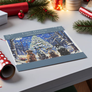 Waiting for Santa Christmas Advent Calendar | Traditional Advent Calendar