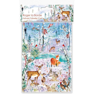 Wild Winter's Song Advent Calendar Greetings Card | Christmas Advent Calendar