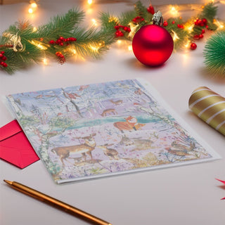 Wild Winter's Song Advent Calendar Greetings Card | Christmas Advent Calendar