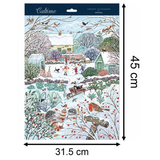 Winter Garden Christmas Advent Calendar | Traditional Picture Advent Calendar