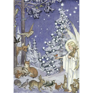 Woodland Angel Christmas Advent Calendar | Traditional Picture Advent Calendar
