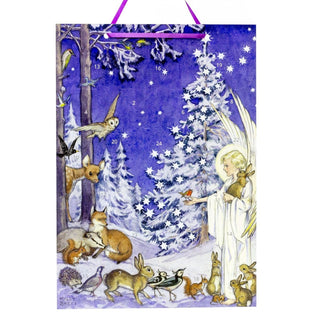 Woodland Angel Christmas Advent Calendar | Traditional Picture Advent Calendar