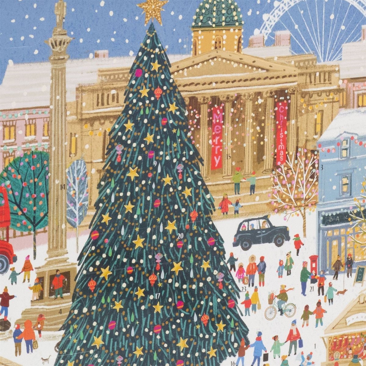 3D Christmas Advent Calendar Christmas Tree | Large Picture Advent Calendar