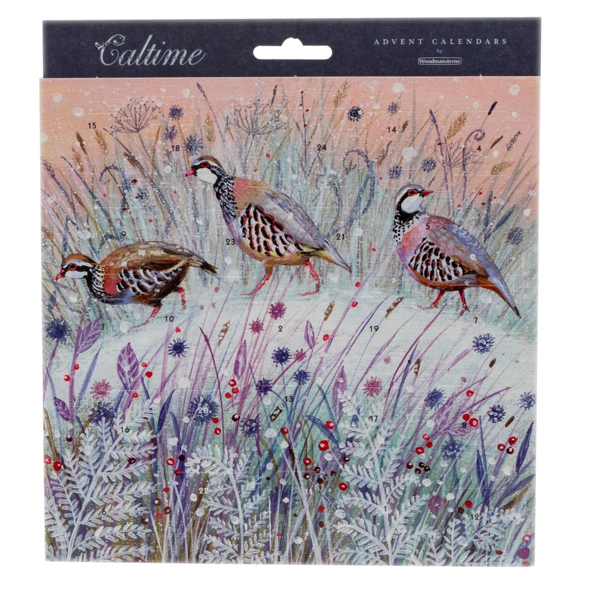Christmas Advent Calendar 3 Partridges | Traditional Picture Advent Calendar
