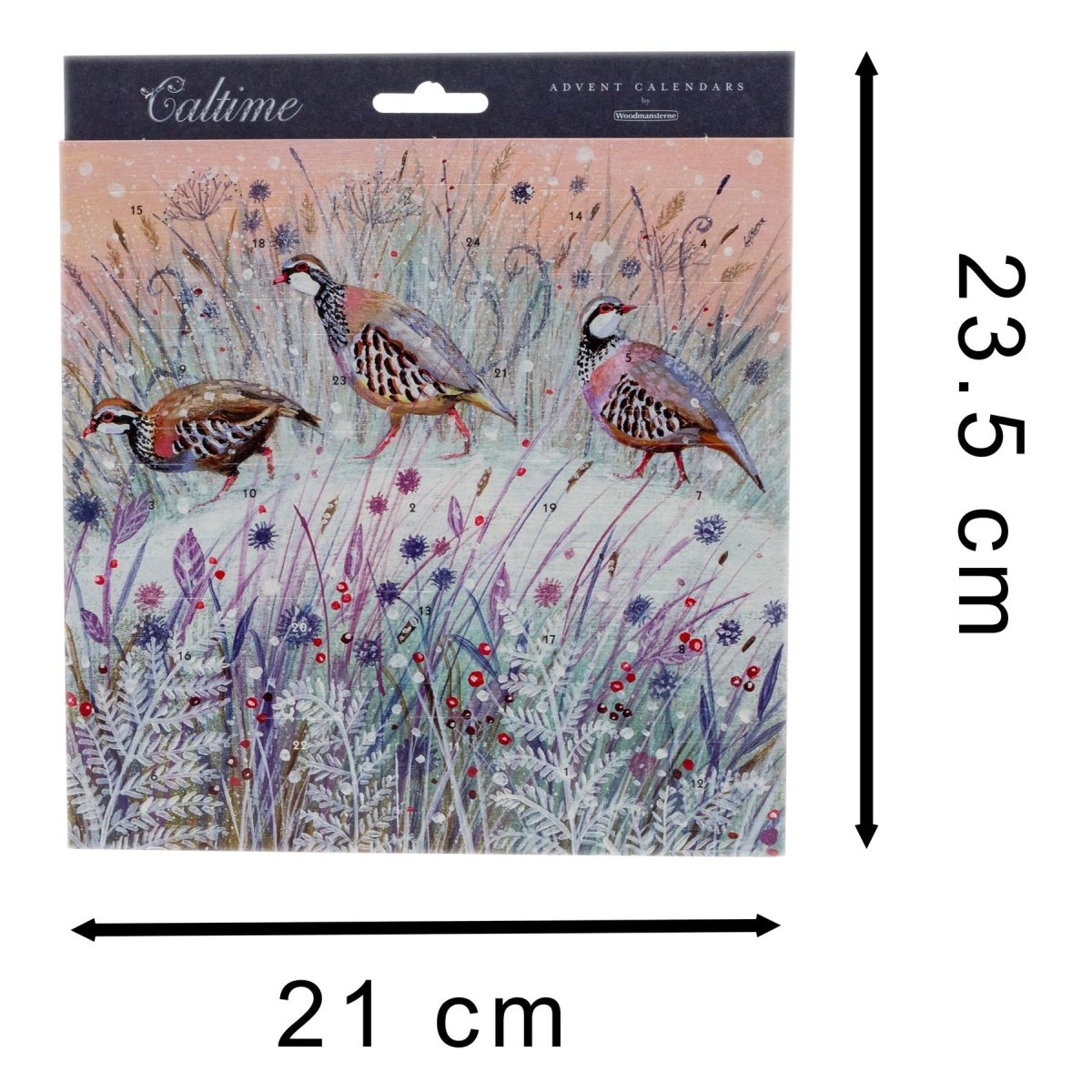 Christmas Advent Calendar 3 Partridges | Traditional Picture Advent Calendar