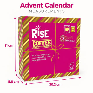 Rise Coffee Advent Calendar 2026, 24 Ground Single-Origin Speciality Coffee