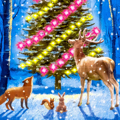 Christmas Advent Calendar Christmas In The Forest Christmas Tree Advent Calendar