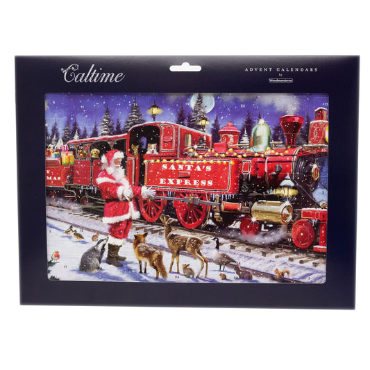 Christmas Advent Calendar Santa's Express | Christmas Train Advent Calendar