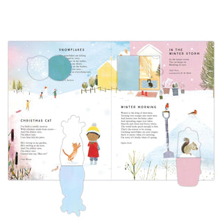 ’Tis the Season Lift-the-Flap Christmas Advent Calendar Book, Festive Poems