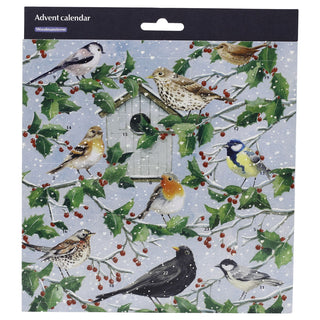 Winter Birds Traditional Christmas Picture Advent Calendar, 24 Door Calendar
