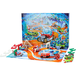 Hot Wheels Mini Cars & Accessories Toy Advent Calendar 2026, 10 Cars Playset
