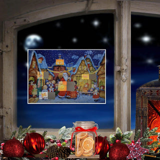 Santa Claus is Coming to Town Christmas Advent Calendar | Santa Advent Calendar