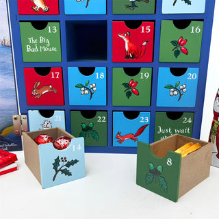 The Gruffalo’s Child Fill Your Own Advent Calendar, Wooden Book Shaped