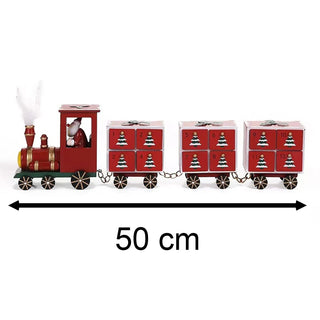 Santa Express Train Christmas Advent Calendar | Wooden Train Advent Calendar