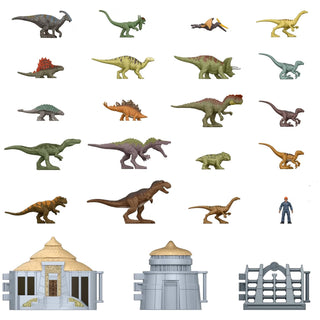 Jurassic World Toy Mini Figures Dinosaur Advent Calendar 2026, Dinosaur Playset