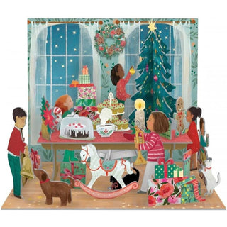 3D Pop & Slot A Christmas Party Free Standing Christmas Advent Calendar