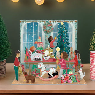 3D Pop & Slot A Christmas Party Free Standing Christmas Advent Calendar