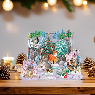 3D Pop & Slot Wild Winter's Song Free Standing Christmas Advent Calendar