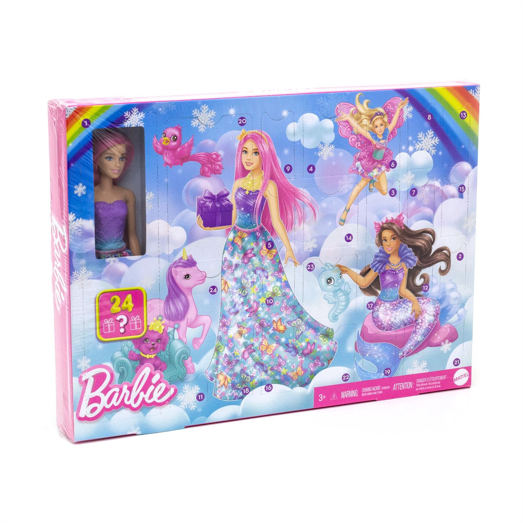 Barbie Christmas Advent Calendar Dreamtopia Barbie Doll Advent Calendar