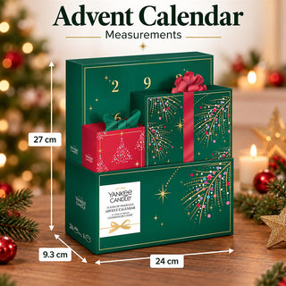 Yankee Candle Tealight Christmas Advent Calendar, 24 Different Fragrances
