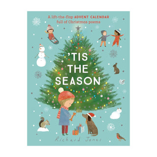 ’Tis the Season Lift-the-Flap Christmas Advent Calendar Book, Festive Poems