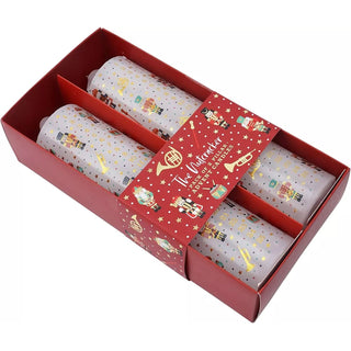 Set of 2 The Nutcracker Christmas Advent Candles | Christmas Pillar Candles