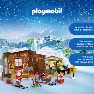 Playmobil Advent Calendar, At The North Pole 24 Door Christmas Calendar Age 4+