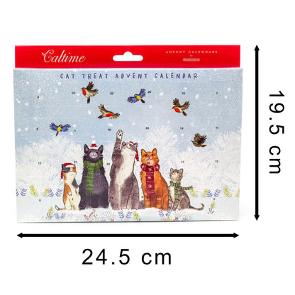 Christmas Cat Treat Advent Calendar | Pet Treat Advent Calendar For Cats