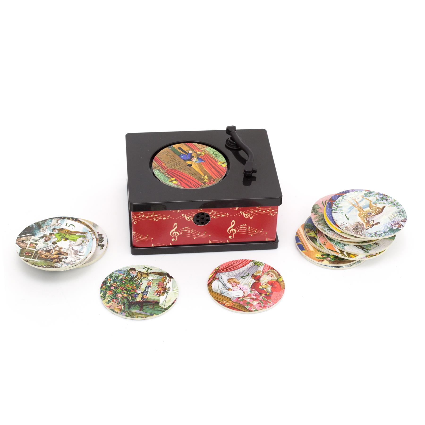 Vintage Style Mini Gramophone Musical Advent Calendar Christmas Musi Vintage Style Mini Gramophone Musical Advent Calendar Christmas Musi
