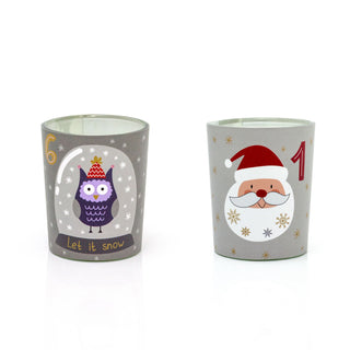 Christmas Candle Advent Calendar | Scented Tealight Candles Advent Calendar