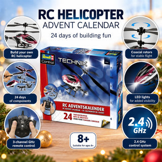 Revell RC Helicopter Advent Calendar, Build Your Own Remote Control Helicopter