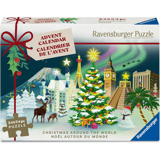 Ravensburger Puzzle Advent Calendar, Christmas Around the World Jigsaw - 1296 Piece