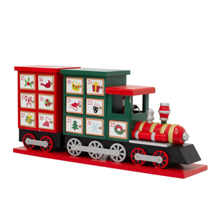 Santa Express Train Christmas Advent Calendar | Wooden Train Advent Calendar