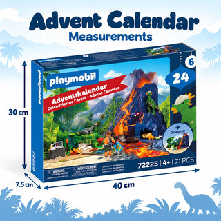 Playmobil Dinosaur Advent Calendar, Dino Expedition Christmas Countdown