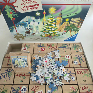Ravensburger Puzzle Advent Calendar, Christmas Around the World Jigsaw - 1296 Piece