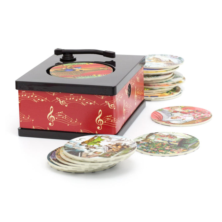 Vintage Style Mini Gramophone Musical Advent Calendar Christmas Musi Vintage Style Mini Gramophone Musical Advent Calendar Christmas Musi