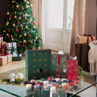 Yankee Candle Tealight Christmas Advent Calendar, 24 Different Fragrances