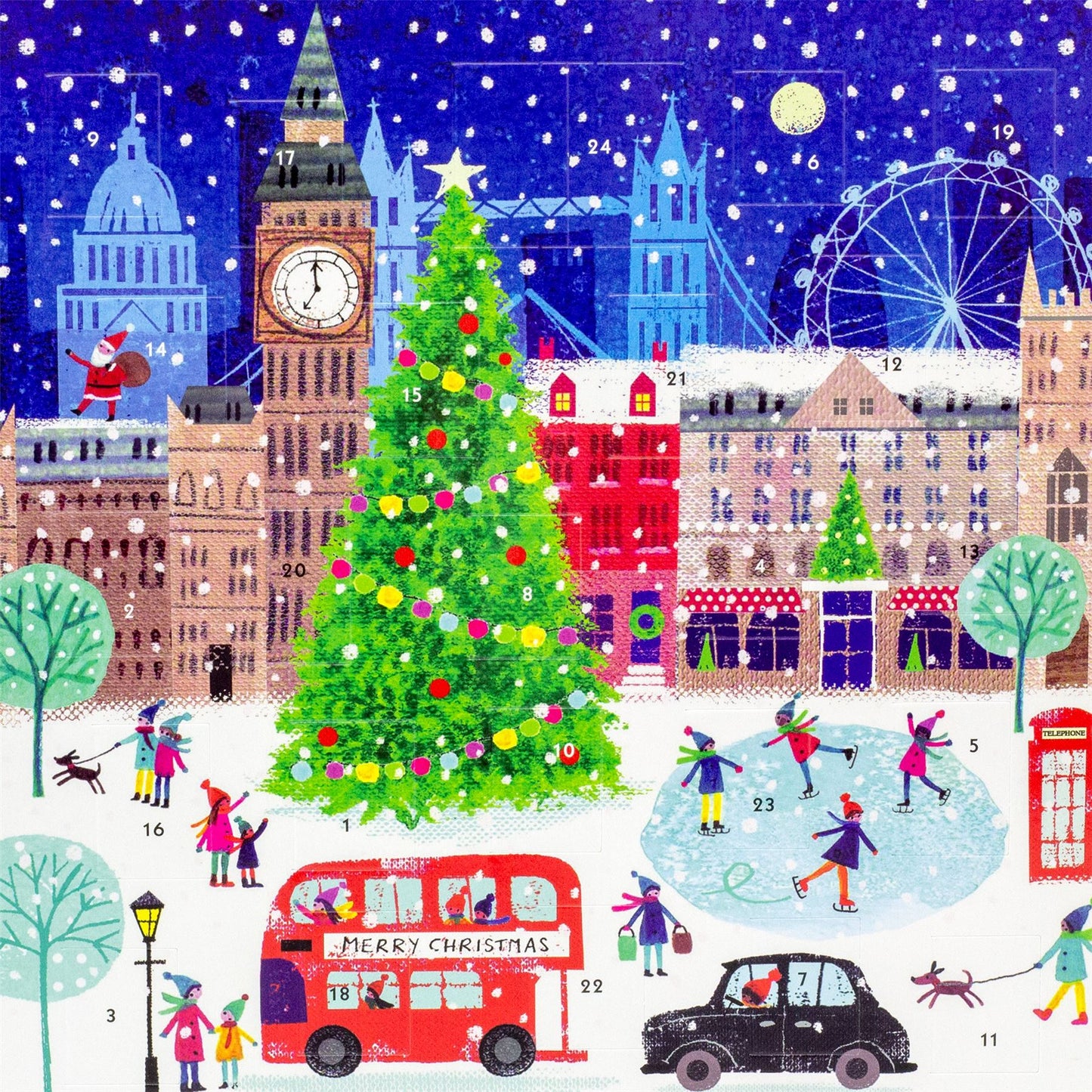 Christmas Advent Calendar London City | Trafalgar Square Picture Advent Calendar