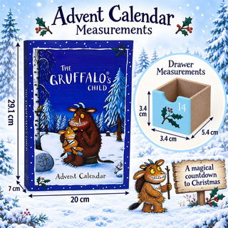 The Gruffalo’s Child Fill Your Own Advent Calendar, Wooden Book Shaped