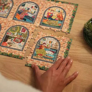 Ravensburger Puzzle Advent Calendar Christmas at Home, 24 Mini Puzzles