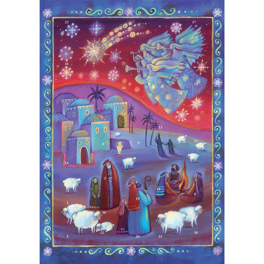 Christmas Advent Calendar The Shepherds Watch | Nativity Picture Advent Calendar