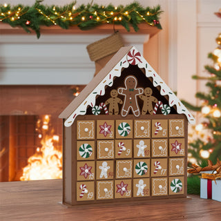 Gingerbread House Christmas Advent Calendar | Fill Our Own Advent Calendar
