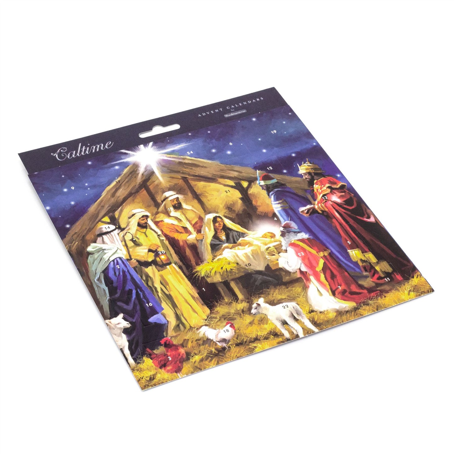 Traditional Christmas Advent Calendar Nativity Scene | Picture Advent Calendar