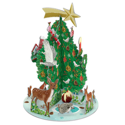 Heart Of The Forest 3D Pop & Slot Free Standing Christmas Tree Advent Calendar